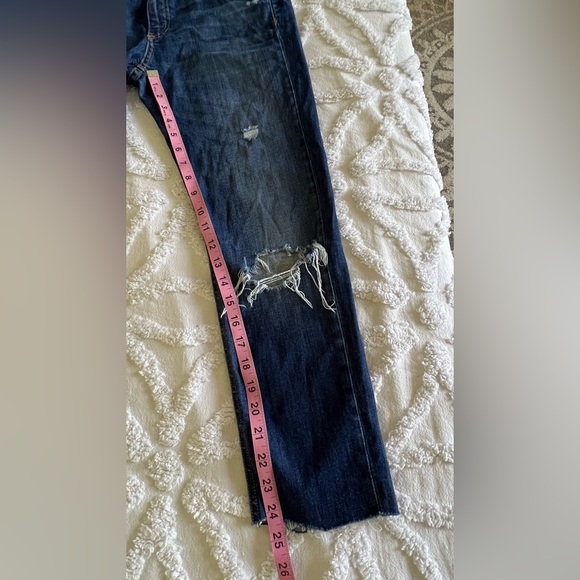 Rag & Bone Dre Capri Skinny Distressed Canyon Medium Wash Stretch Jeans 27 - Picture 11 of 13